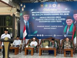 Menko Zulkifli Hasan Perkuat Agenda Pangan di Bojonegoro, Fokus Stabilitas Harga dan Gizi Santri