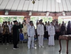 Setyo Wahono Lantik Tiga Kepala Desa, Fokus pada Harmoni dan Inovasi Desa