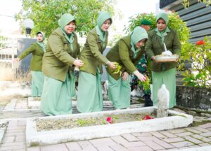Ziarah dan Tabur Bunga, Refleksi Nilai Patriotisme Persit KCK Bojonegoro