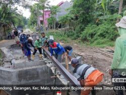 Peran Kodim 0813 Bojonegoro Kian Nyata, 10 Jembatan Perintis Garuda Dibangun Bersama Warga