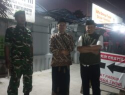 Patroli Malam Koramil Tirtomoyo Jaga Kondusivitas Wilayah, Warga Rasakan Rasa Aman
