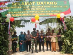 TMMD Ditutup, Sinergi TNI dan Warga Perkuat Pembangunan Desa di Boyolali