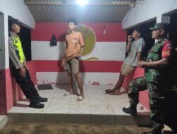Patroli Malam Gabungan TNI-Polri Perkuat Rasa Aman Warga di Paranggupito Wonogiri