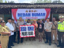 Blora Perkuat Kepedulian Sosial Lewat Program Bedah Rumah Menyambut Hari Bhayangkara ke-80