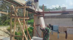 Babinsa Turun Tangan Bantu Pembangunan Rumah Warga, Semangat Gotong Royong Tetap Terjaga di Jenar