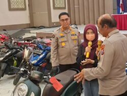 Polda Jatim Kembalikan Motor Korban Begal, Tegaskan Komitmen Berantas Kejahatan Jalanan