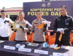 Polres Dairi Ungkap 52 Kasus Narkotika dalam Enam Bulan, 70 Tersangka Diamankan