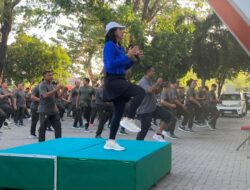 Pererat Silaturahmi, Dandim Wonogiri Ajak Prajurit dan Keluarga Jaga Kebugaran Lewat Olahraga Bersama