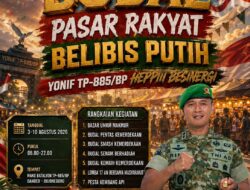 HUT Perdana Yonif TP-885 Belibis Putih Meriahkan Bojonegoro, Pasar Rakyat Siap Dongkrak UMKM