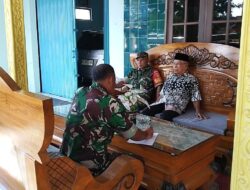 Perbarui Data Kewilayahan, Koramil Karangmalang Perkuat Akurasi Pembinaan Teritorial di Sragen
