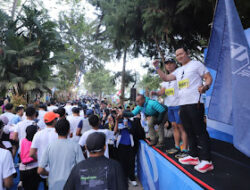 Kapolres Magetan Pimpin Tim Runner Polres dalam Siksorogo Trail Run Ring of Lawu 2026