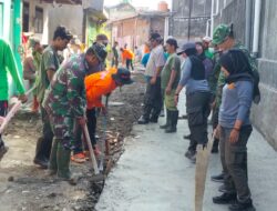 Danramil Serengan Tegaskan Target TMMD Harus Tuntas Tepat Waktu, Tekankan Disiplin dan Sinergi dengan Masyarakat