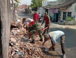Hari Libur Tak Hentikan Semangat Gotong Royong, Satgas TMMD dan Warga Kebut Penyelesaian Sasaran Fisik di Serengan