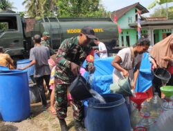 Kemarau Melanda Boyolali Utara, Kodim 0724 dan BPBD Salurkan Enam Tangki Air Bersih untuk Ratusan Kepala Keluarga
