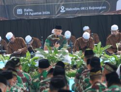Maulid Nabi di Kodim 0813 Bojonegoro, Dandim Tekankan Pentingnya Keteladanan dan Integritas Prajurit