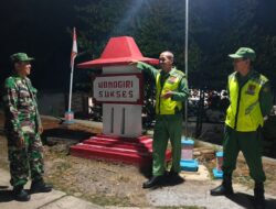 Patroli Malam Koramil Girimarto dan Linmas Perkuat Keamanan Wilayah