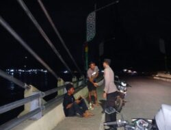 Patroli Malam Polsek Tapaktuan Diperkuat, Polisi Sambangi Warga untuk Cegah Gangguan Kamtibmas
