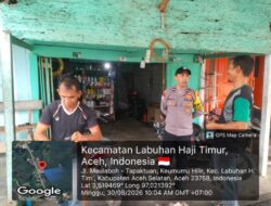 Polsek Labuhanhaji Timur Perkuat Kedekatan dengan Warga Lewat Sambang dan Dialog Kamtibmas