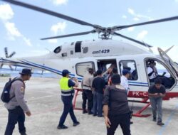 Akses Darat dan Laut Terbatas, Polri Evakuasi Dua Warga Palue melalui Jalur Udara
