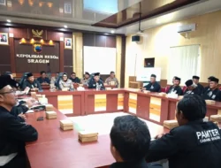 PSHT Cabang Sragen Pusat Madiun Audiensi dengan Polres, Upaya Redam Ketegangan dan Jaga Kamtibmas