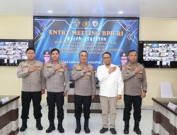 Entry Meeting BPK RI, Kapolda Sumsel Tegaskan Transparansi dan Akuntabilitas Tata Kelola Organisasi