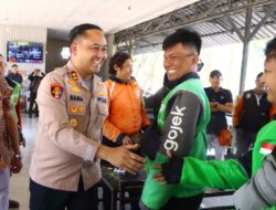 Kapolres Gresik Rangkul 100 Driver Ojol, Perkuat Kolaborasi Jaga Kamtibmas