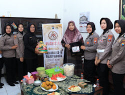 Peringati Hari Jadi Polwan ke-78, Polwan Polres Ngawi Anjangsana ke Senior Purnawirawan