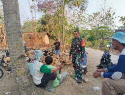 Kemarau Berkepanjangan, Babinsa Wonosegoro Serap Keluhan Warga Soal Krisis Air