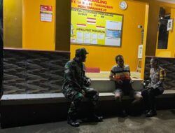 Patroli Malam Babinsa dan Bhabinkamtibmas Jatipurno, Perkuat Pengawasan Kamtibmas