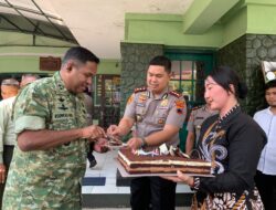 Kapolres Wonogiri Serbu Markas Kodim, Perkuat Sinergitas TNI-Polri di HUT ke-81 TNI
